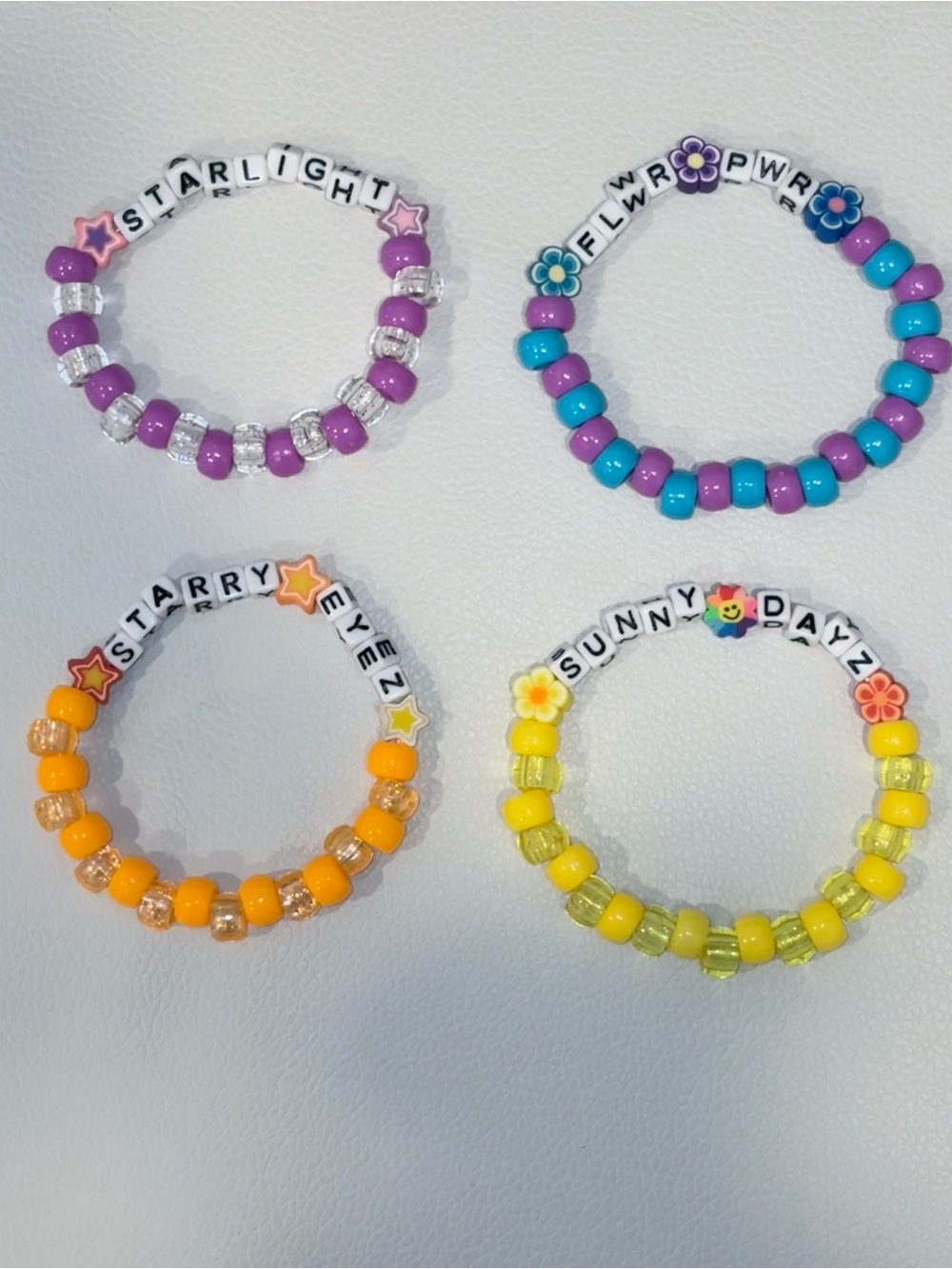 Kandi Bracelets, pony bead bracelets, rave bracelets